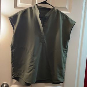 Olive green figs scrubs